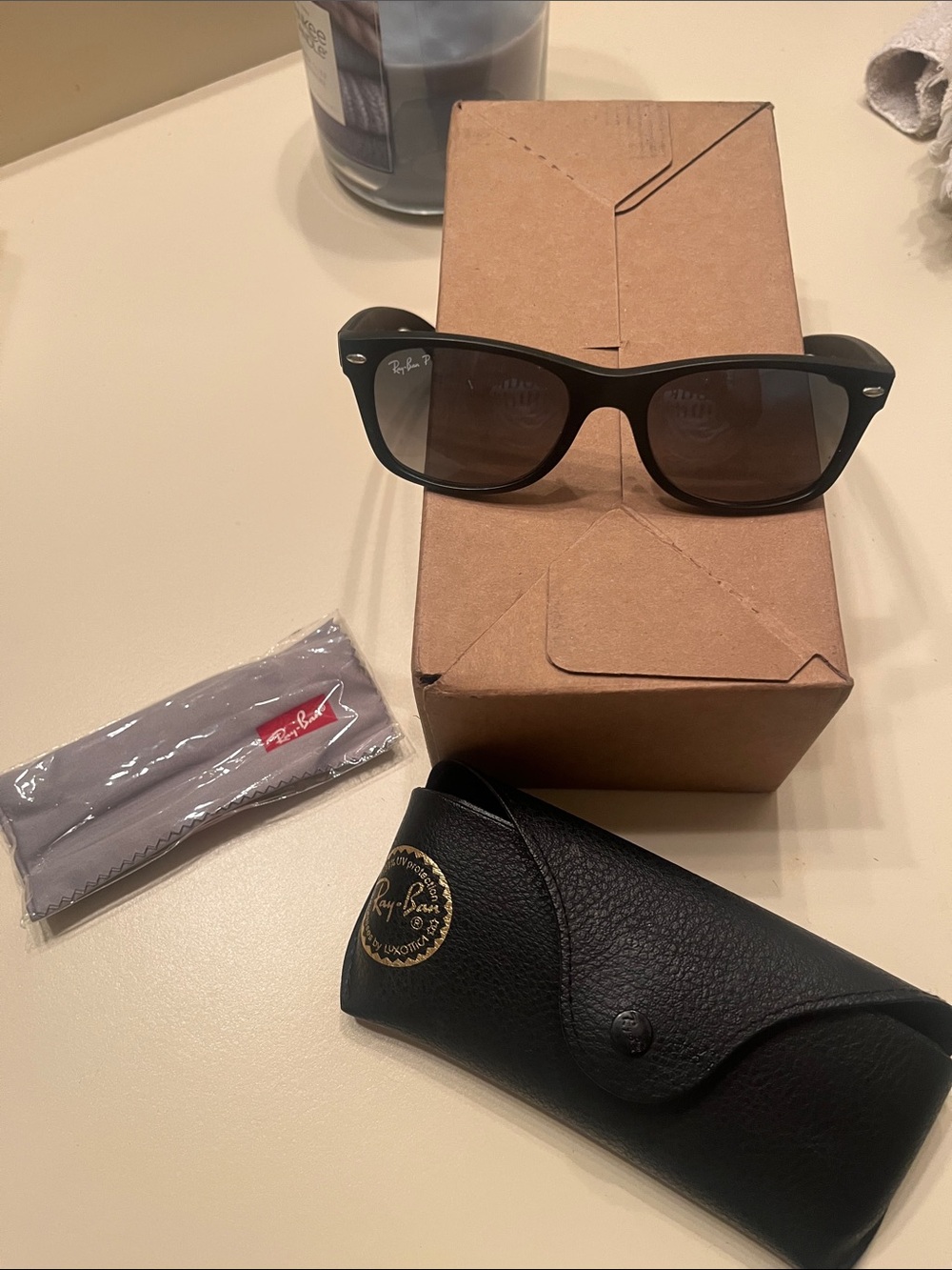 Sunglasses with case